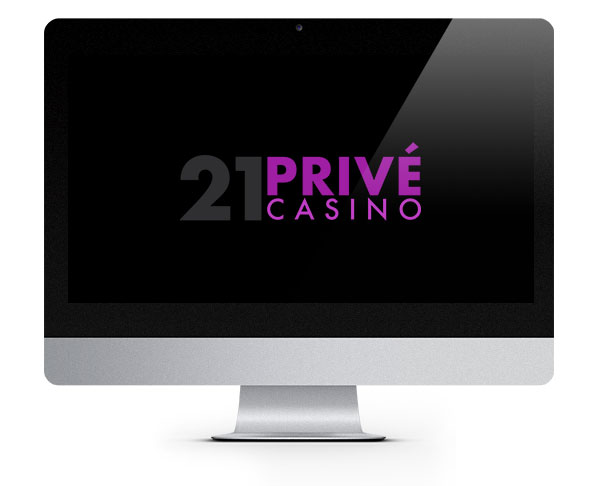 21Prive Casino logo on screen