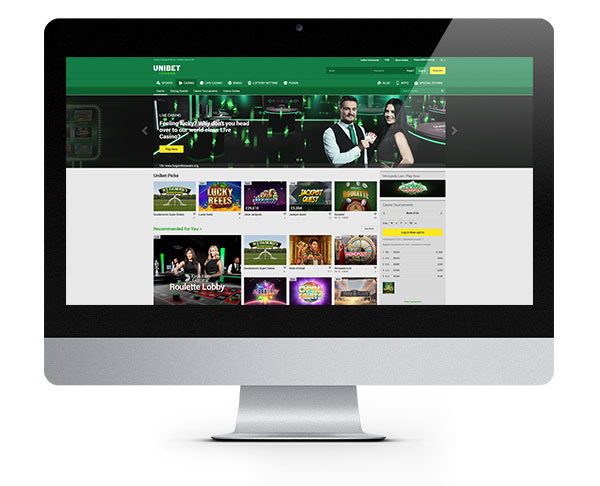 Unibet Casino desktop